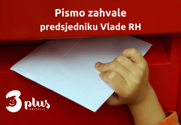 Pismo zahvale predsjedniku Vlade RH Pismo zahvale predsjedniku Vlade RH