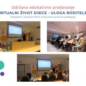 U Splitu je održano edukativno predavanje „Virtualni život djece – uloga roditelja”